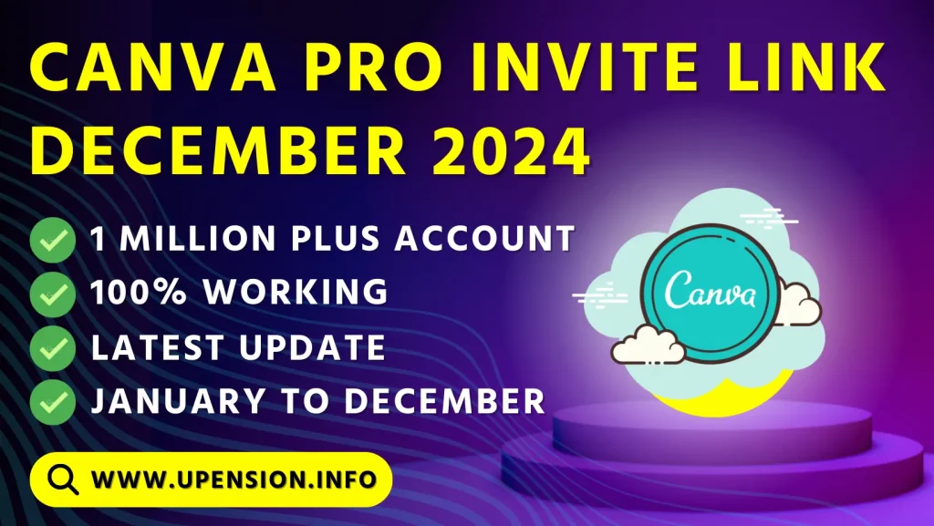 Canva pro invite link December 2024