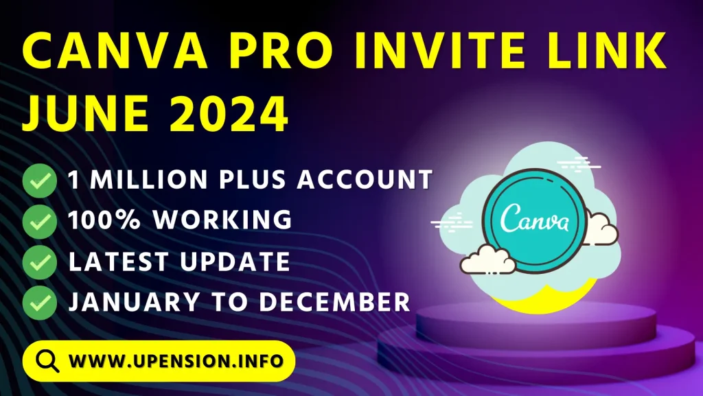 Canva pro invite link June 2024