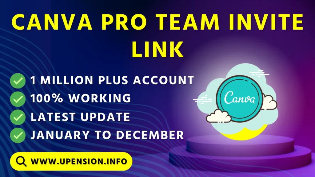 Canva pro team invite link