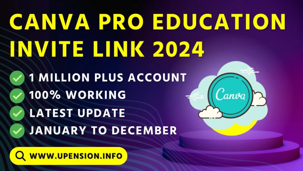 Canva Pro Education Invite Link 2024